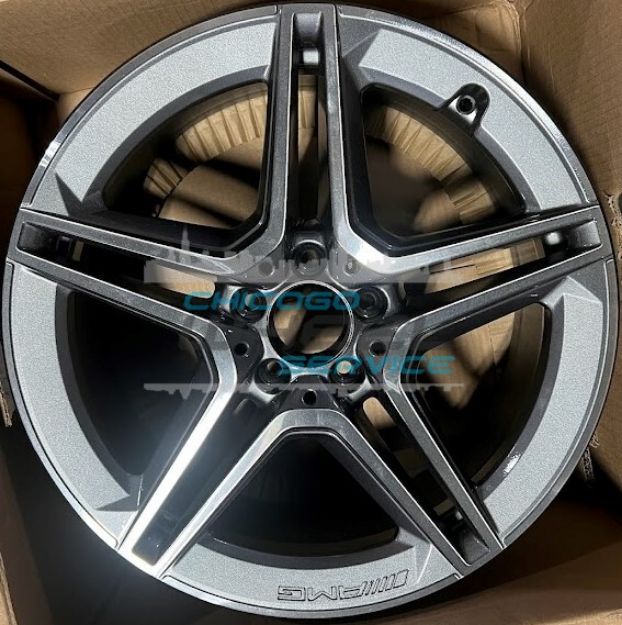 Picture of 19x8 Mercedes GLC300, GLC350e Machined Charcoal Wheel Rim 25340153007Y51