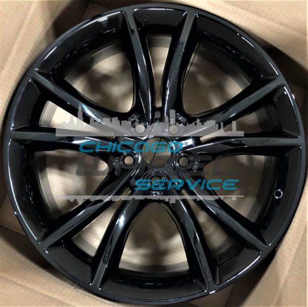 Picture of 20x8 Dodge Charger, Challenger Black Replica Wheel Rim 5PN35DX8AA