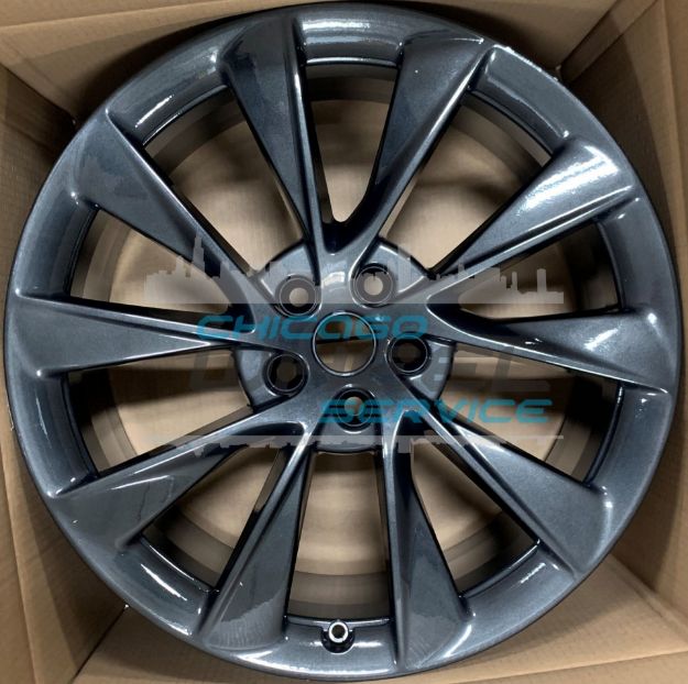 Picture of 21x8.5 Tesla Model S 2018 Charcoal Replica Front Wheel Rim 106651901A, 1006651900C 