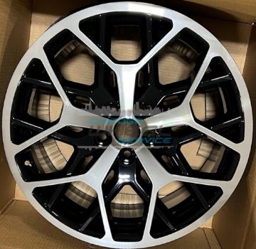 Picture of 21x9 Jeep Grand Cherokee, L 2022 2023 2024 Machined Black Wheel Rim 4755581AA