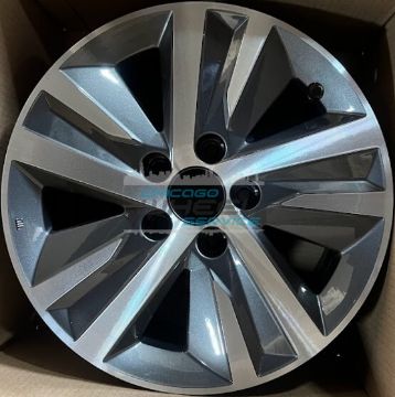 Picture of 16x7 Honda Civic Machined Charcoal Wheel Rim 42700TGGAC1, 42700TGGAC2