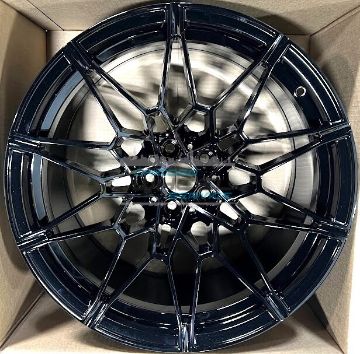 Picture of 20x10.5 BMW M3, M4 2021 2022 Painted Black Rear Wheel Rim 36118093837 