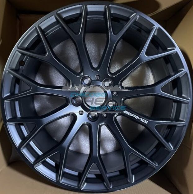 Picture of 20x11 Mercedes GT Painted Black Rear Wheel Rim 1904013000