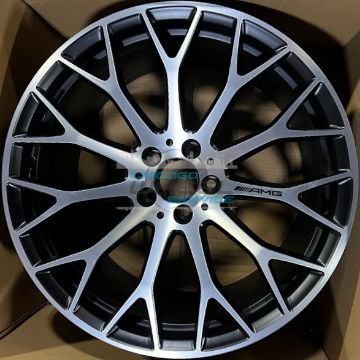 Picture of 20x11 Mercedes GT Machined Black Rear Wheel Rim 1904013000