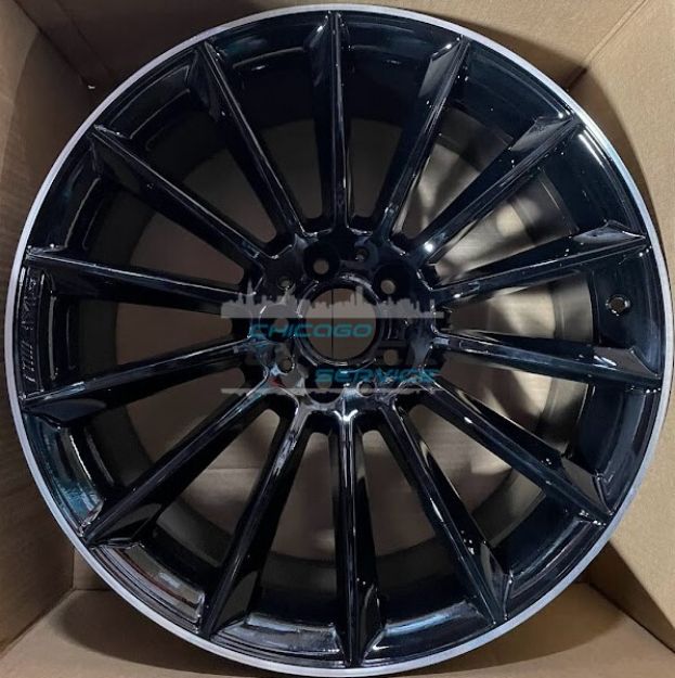 Picture of 20x9 Mercedes CLS450, CLS53 2020-2021 Black Flange Cut Rear Wheel 25740120007X72