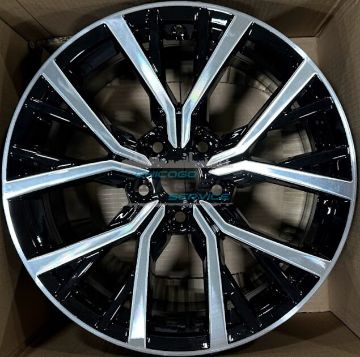 Picture of 17x7 Volkswagen Tiguan Machined Black Wheel 5NN601025K