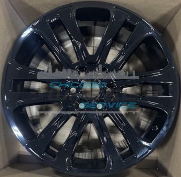 Picture of 20x8 GMC Acadia Black Wheel Rim 85112282, 23437177