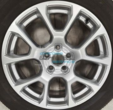 Picture of 18x7 Jeep Compass 2022 2023 2024 Gray Wheel Rim 6XK421D5AA, 68463589AA
