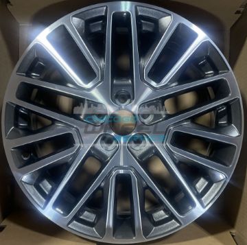 Picture of 19x7.5 Jeep Compass 2022 2023 2024 Machined Charcoal Wheel Rim 68463591AA