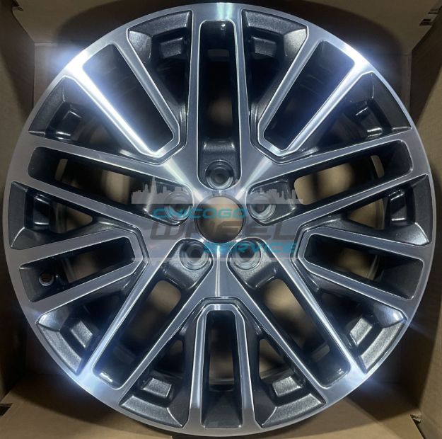 Picture of 19x7.5 Jeep Compass 2022 2023 2024 Machined Charcoal Wheel Rim 68463591AA