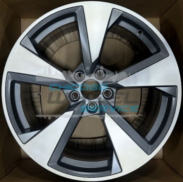 Picture of 19x8.5 Audi A5 2020 2021 2022 Machined Charcoal Wheel Rim 8W0601025CB