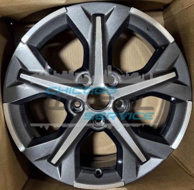 Picture of 17x6.5 Honda HR-V 2023 Machined Charcoal Wheel Rim 3V017065A