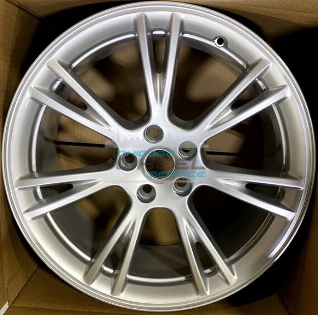 Picture of 19x9.5 Tesla Model 3, Y Silver Wheel Rim 348822200A, 118822200B