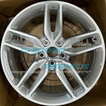 Picture of 19x8.5 Chevrolet Corvette Silver Front Wheel Rim 20986477