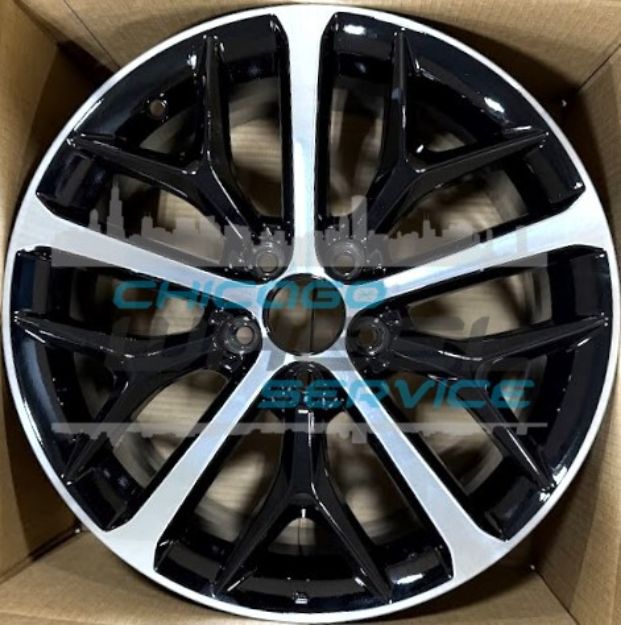 Picture of 18x8 Honda Civic Machined Black Wheel Rim 42700TGGAB2