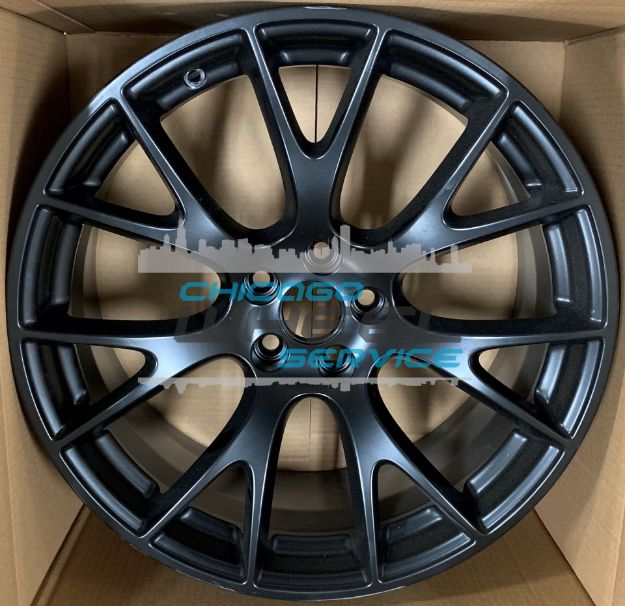 Picture of 20x9.5 Dodge Charger, Challenger Black Replica Wheel Rim 5LD38TRMAA