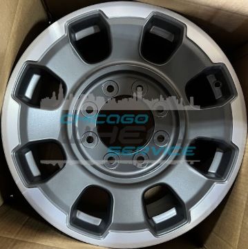 Picture of 18x8 Ford F-250, F-350 2023 2024 Machined Gray Wheel Rim PC3Z1007J