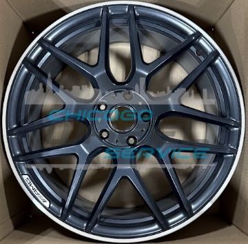 Picture of 22x10 Mercedes G63 Black Flange Cut Wheel Rim 46340120007X71