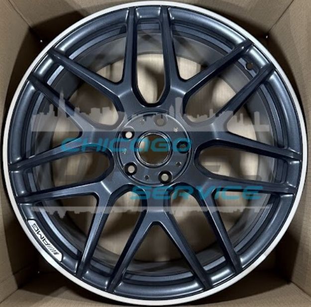 Picture of 22x10 Mercedes G63 Black Flange Cut Wheel Rim 46340120007X71