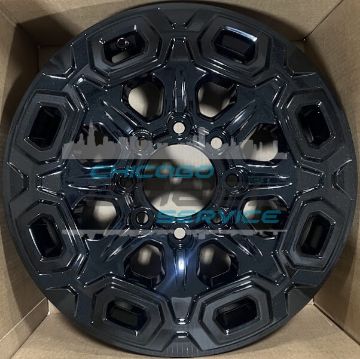 Picture of 20x8.5 Chevrolet Silverado, GMC Sierra Painted Black OEM Wheel Rim 23377424, 84745541, 84040805