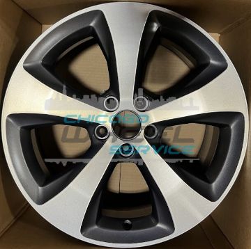 Picture of 18x7 Jeep Cherokee Machined Matte Charcoal Wheel Rim 5XT122STAA