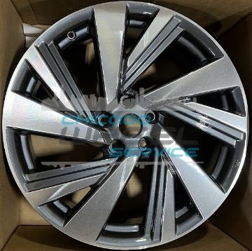Picture of 20x7.5 Nissan Murano Machined Dark Charcoal Acorn Lug OEM Wheel 403005AA3A, 403009UF2A