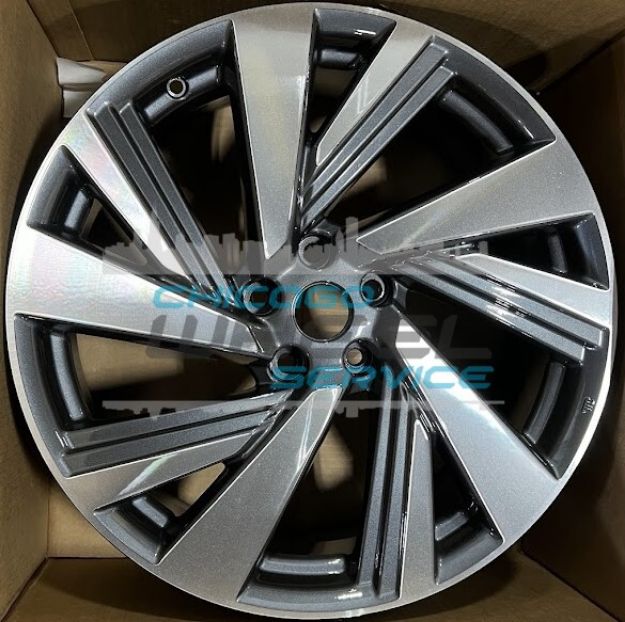 Picture of 20x7.5 Nissan Murano Machined Dark Charcoal Acorn Lug OEM Wheel 403005AA3A, 403009UF2A
