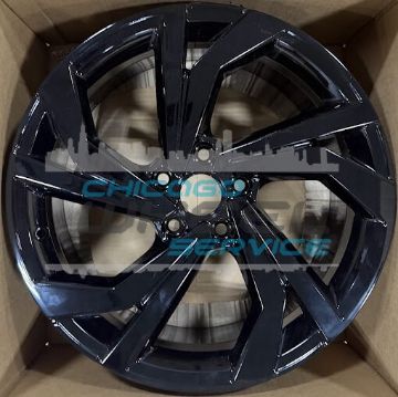 Picture of 18x7.5 Volkswagen Jetta 2022 2023 2024 2025 Painted Black Wheel Rim 5GM601025AHFZZ