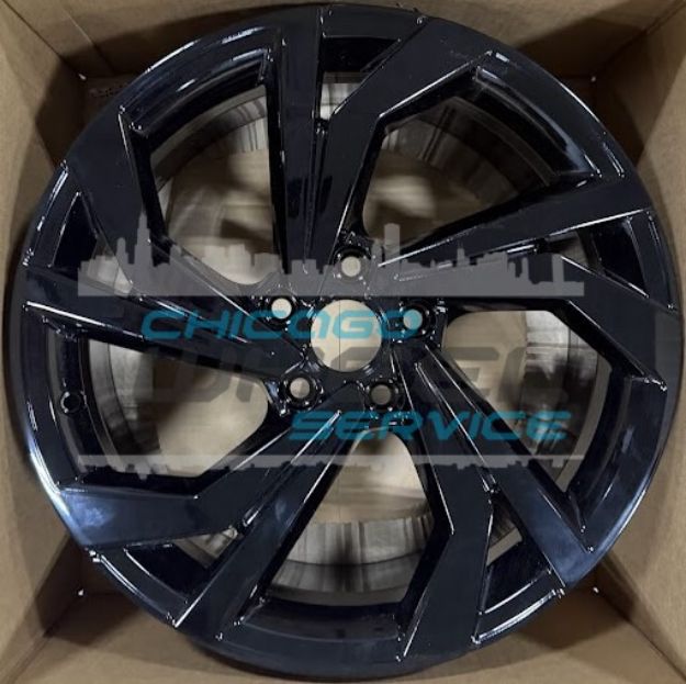 Picture of 18x7.5 Volkswagen Jetta 2022 2023 2024 2025 Painted Black Wheel Rim 5GM601025AHFZZ
